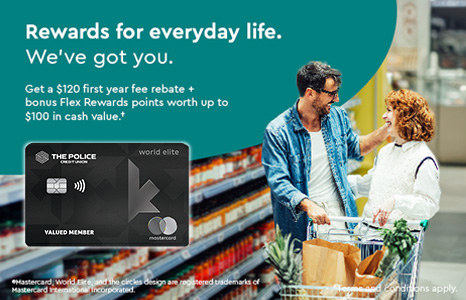 Collabria Mastercard 1st Year Fee Rebate plus Bonus Flex Rewards